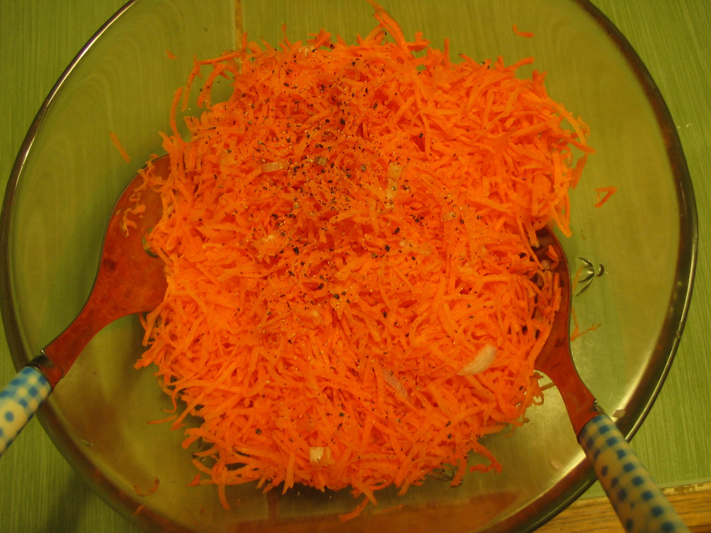 Carottes râpées à l’orange